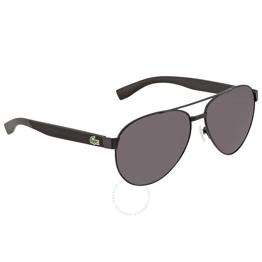 Lacoste Grey Pilot Unisex Sunglasses L185s 001 60 In Grey