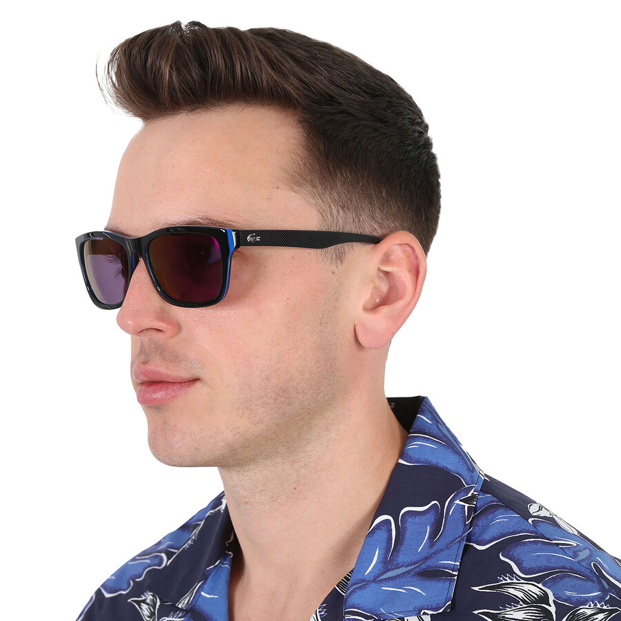 Lacoste Grey Square Unisex Sunglasses L683s 006 55 In Grey