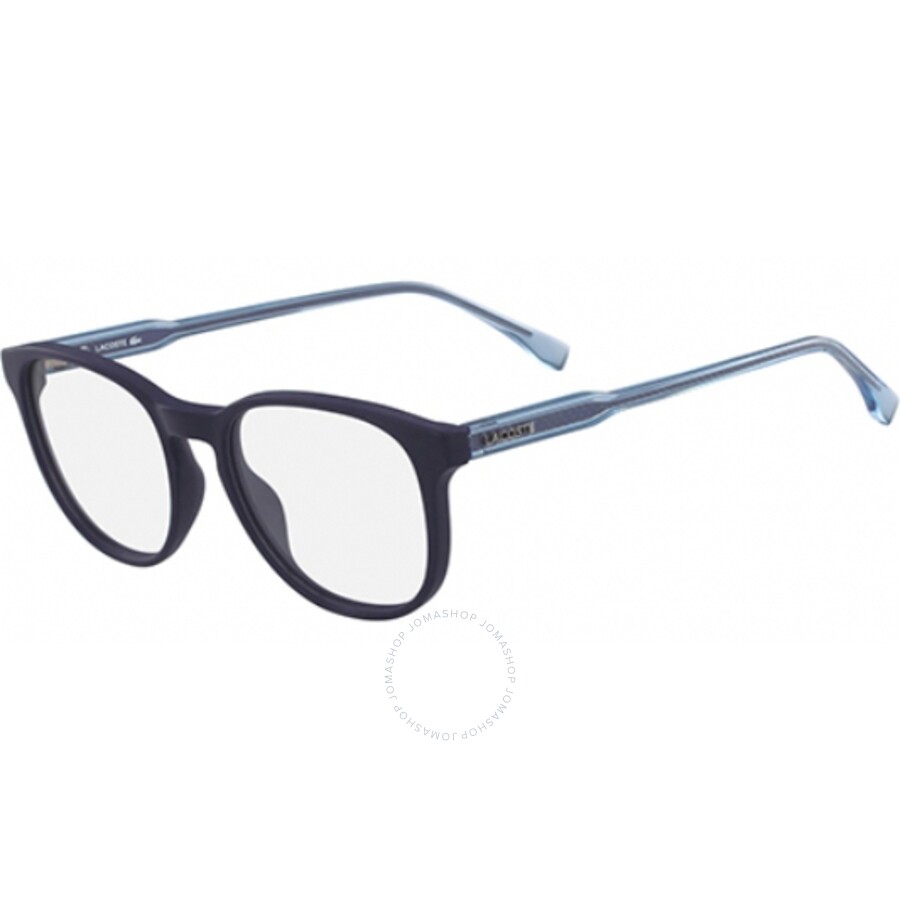 Lacoste Ladies Blue Square Eyeglass Frames L281142452 886895336451