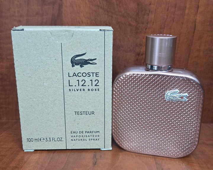 Lacoste Ladies L.12.12 Silver Rose EDP Spray 3.4 oz (Tester