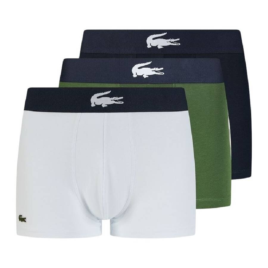 Logo Print 3 Pack Cotton Stretch Boxer Shorts, Size X-Small