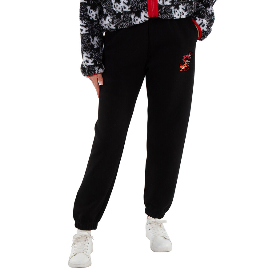 Printed Reversible Pique Fabric Track Pants