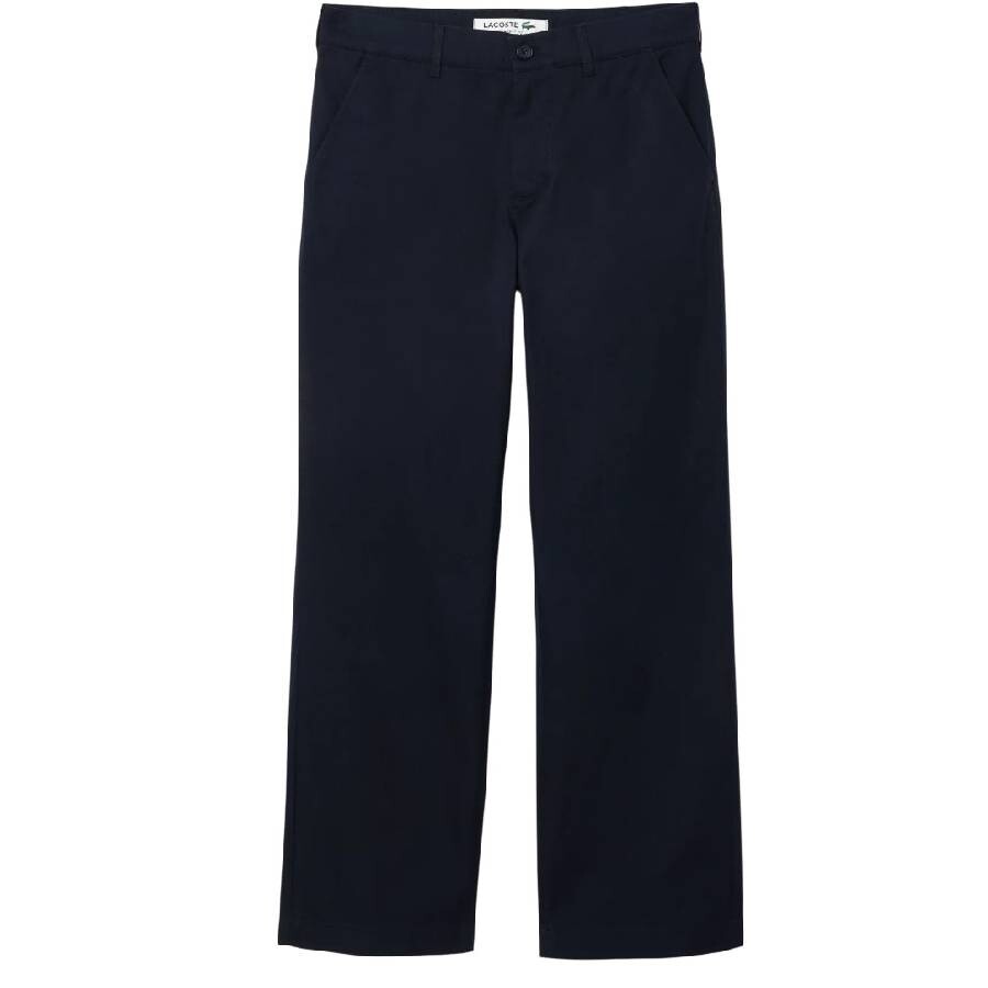 Straight Fit Cotton Pants