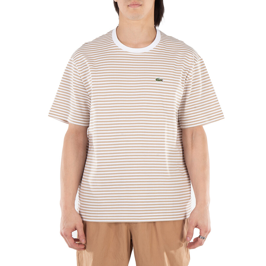 Striped Crew Neck Cotton T-Shirt