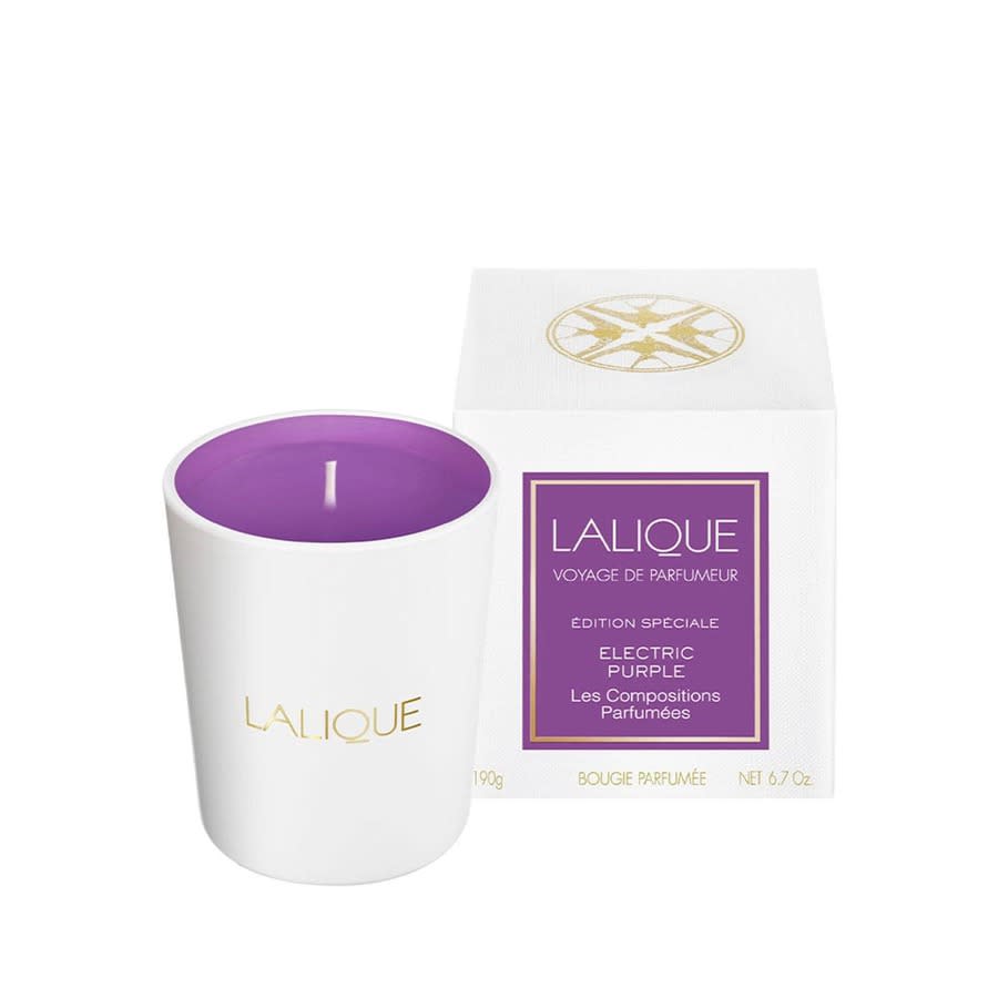 Lalique Scented Candle Compositions Electic Purple 6.7 oz
