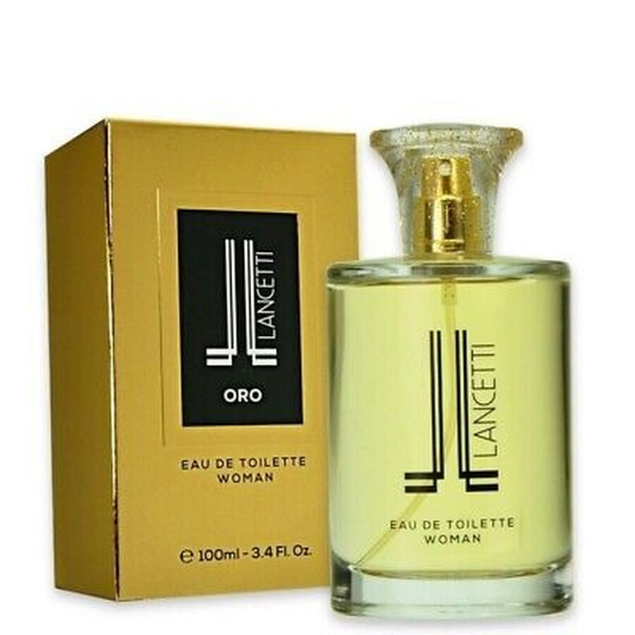 Lancetti Ladies Oro Woman Edt 3.4 oz Fragrances 8054956593385 In N/a