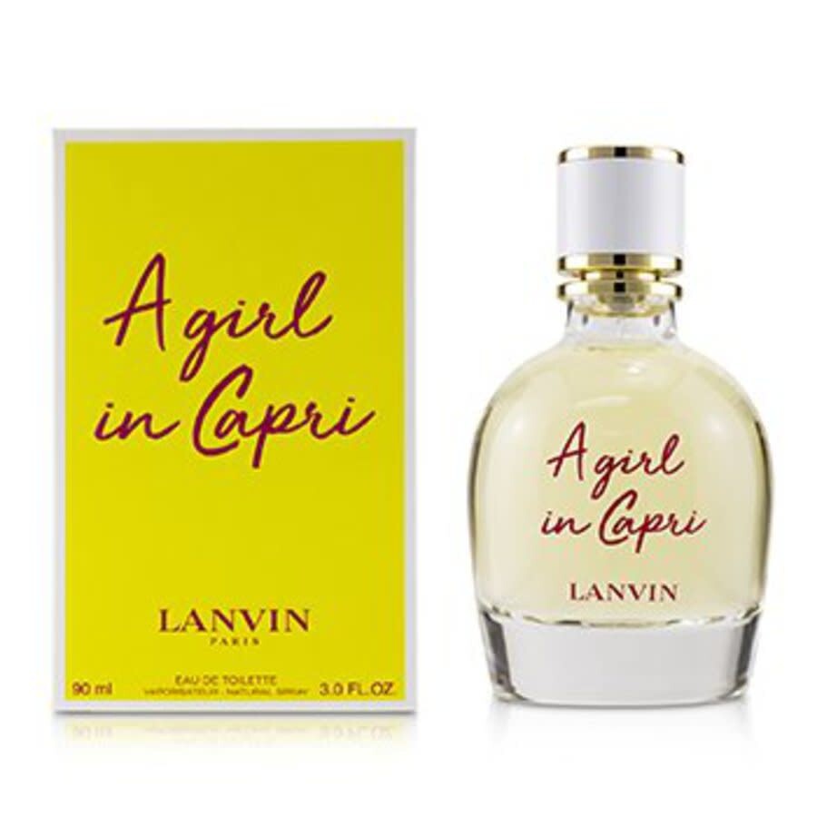 Shop Lanvin - A Girl In Capri Eau De Toilette Spray  90ml/3oz In Pink / White