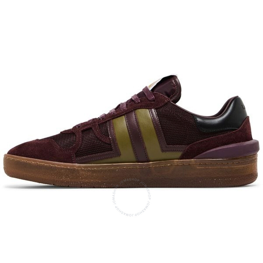 Lanvin Clay Sneakers With Translucid Sole Shoes In Green/red