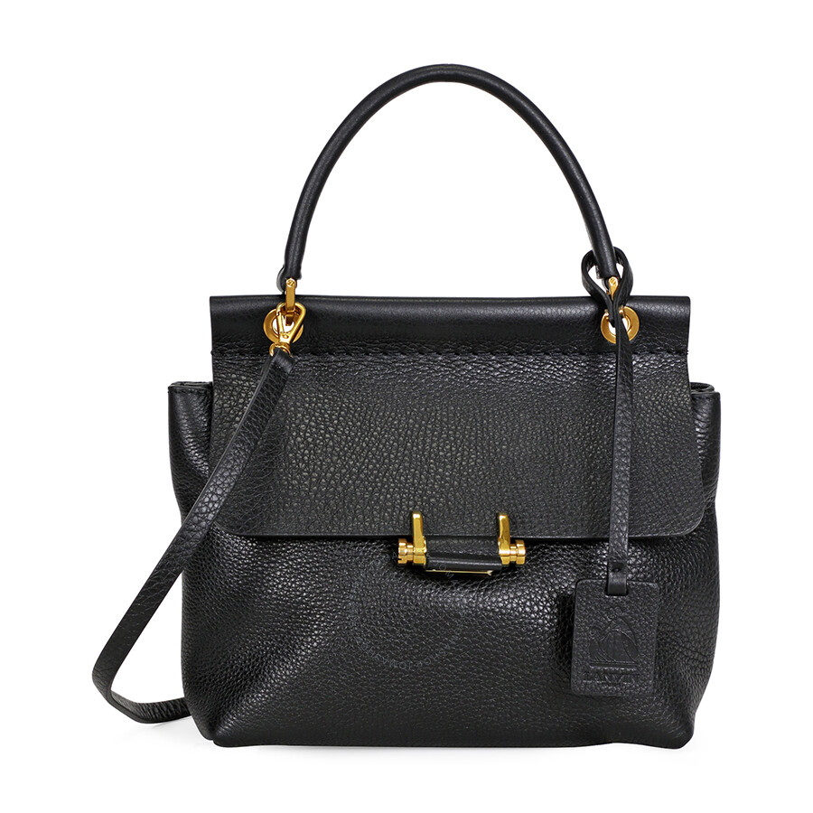 Lanvin Essential Top Mini Leather Shoulder Bag - Black LW-BGERO3-VEZA ...