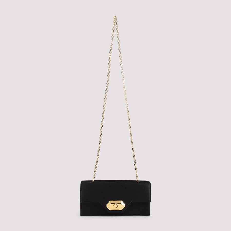 Lanvin Invitation Evening Small Pouch In Black