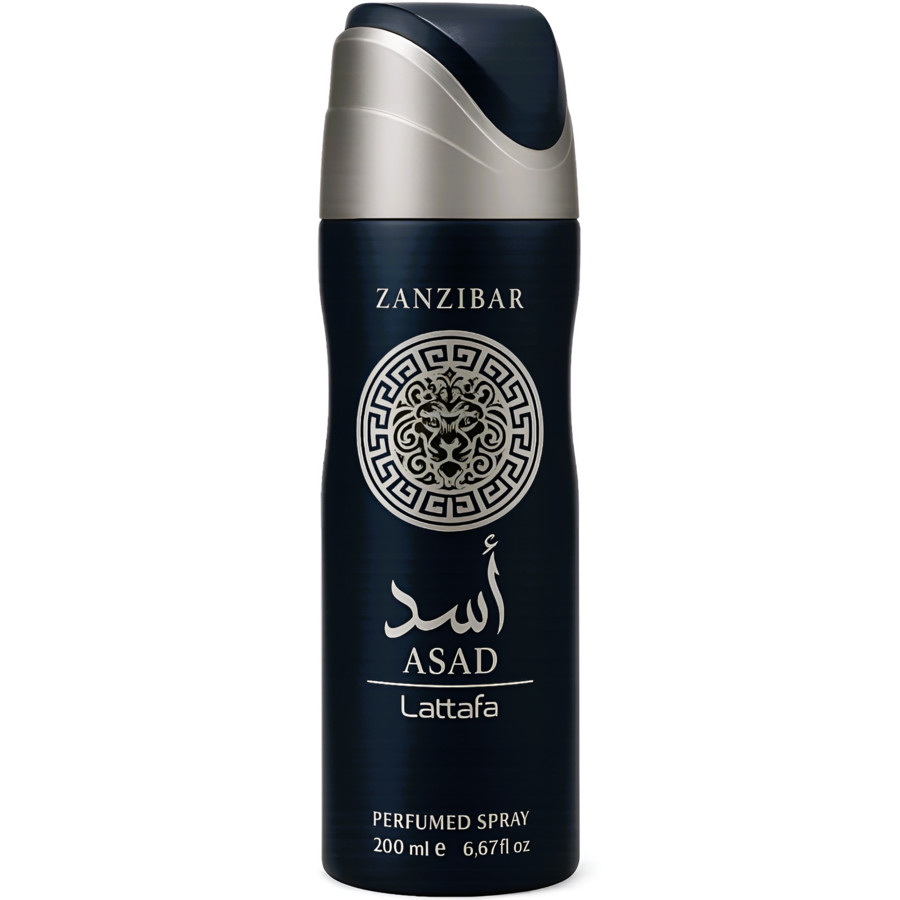 Lattafa Men's Asad Zanzibar Deodorant Spray 6.67 oz Fragrances