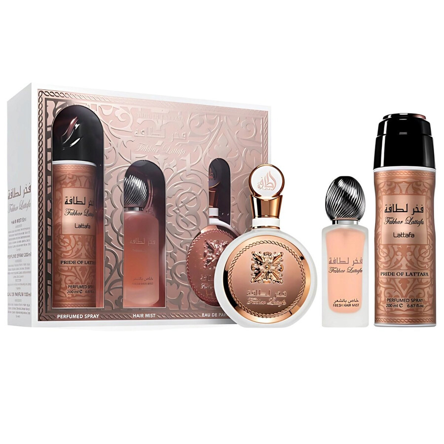 Lattafa Ladies Fakhar Gift Set Fragrances 6290362340089
