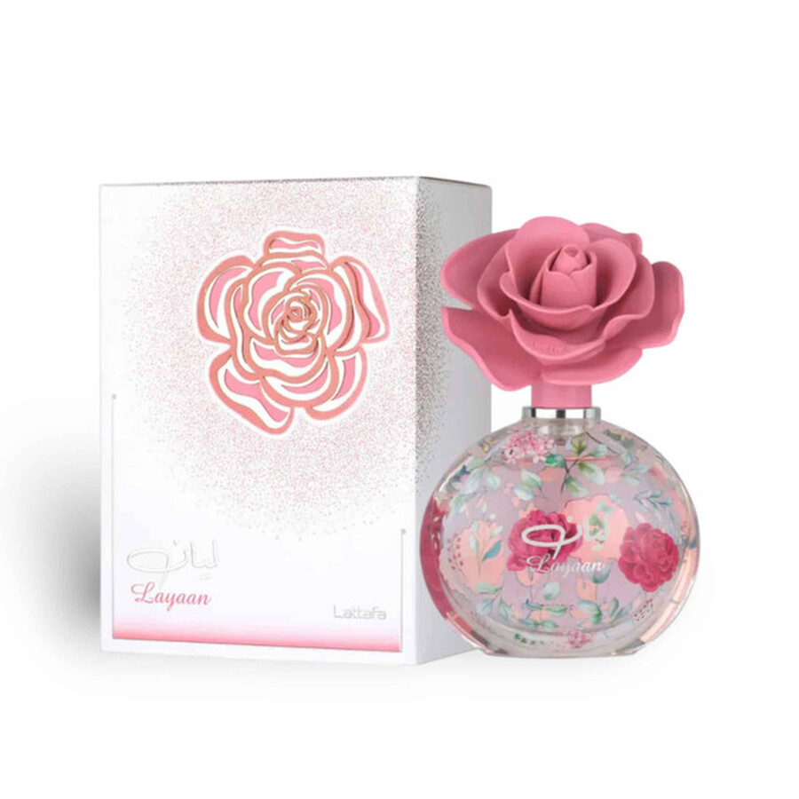 Lattafa Ladies Layaan Edp Spray 2.53 oz Fragrances 6290360598895 In Pink