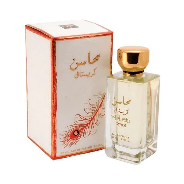 Lattafa Ladies Mahasin Crystal EDP Spray 3.4 oz Fragrances