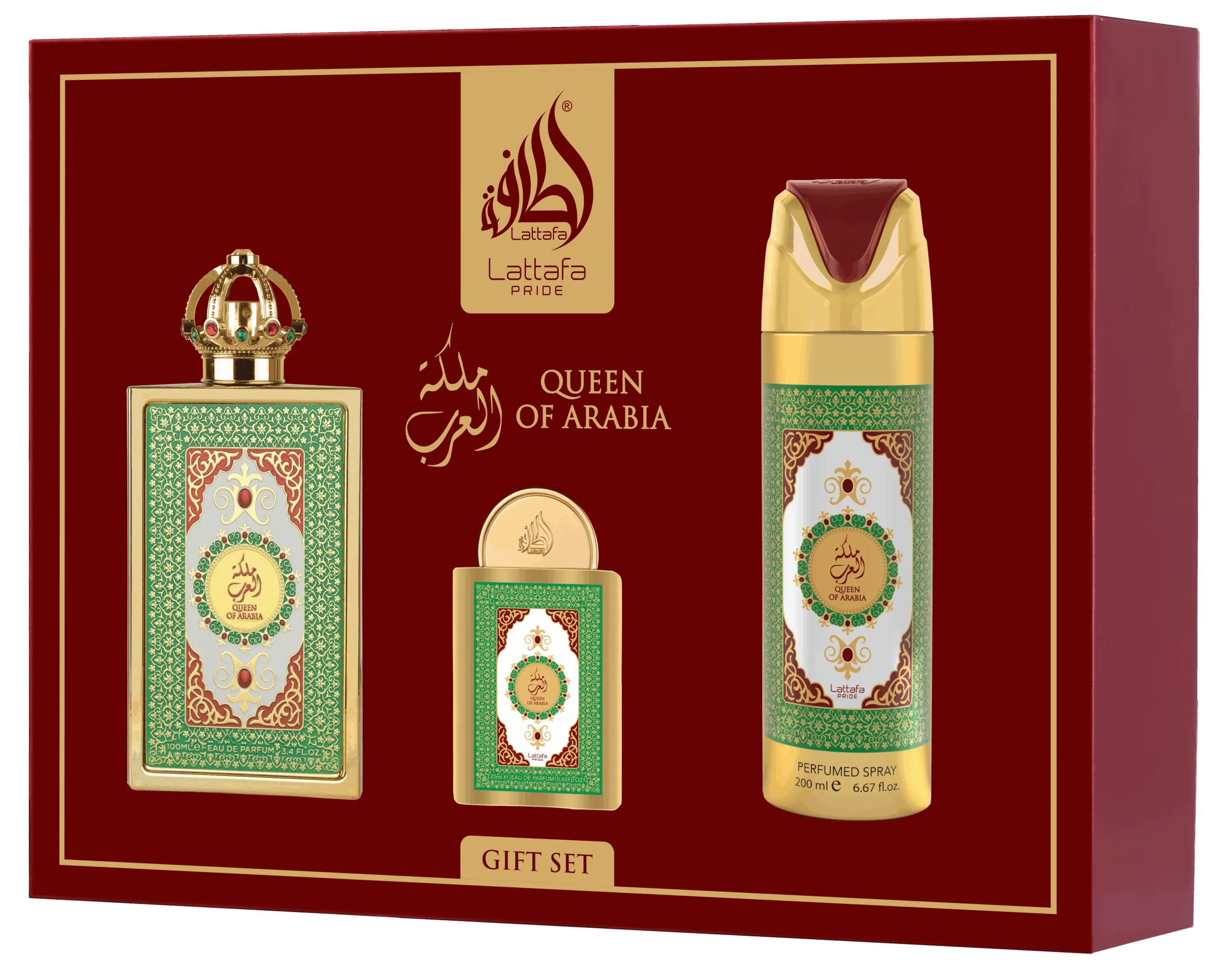 Lattafa Ladies Queen of Arabia Gift Set Fragrances 6290362348009