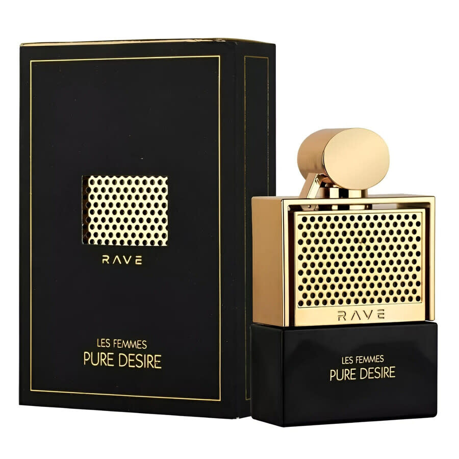 Lattafa Ladies Rave Pure Desire Gold Edp Spray 3.4 oz Fragrances 6201106069211