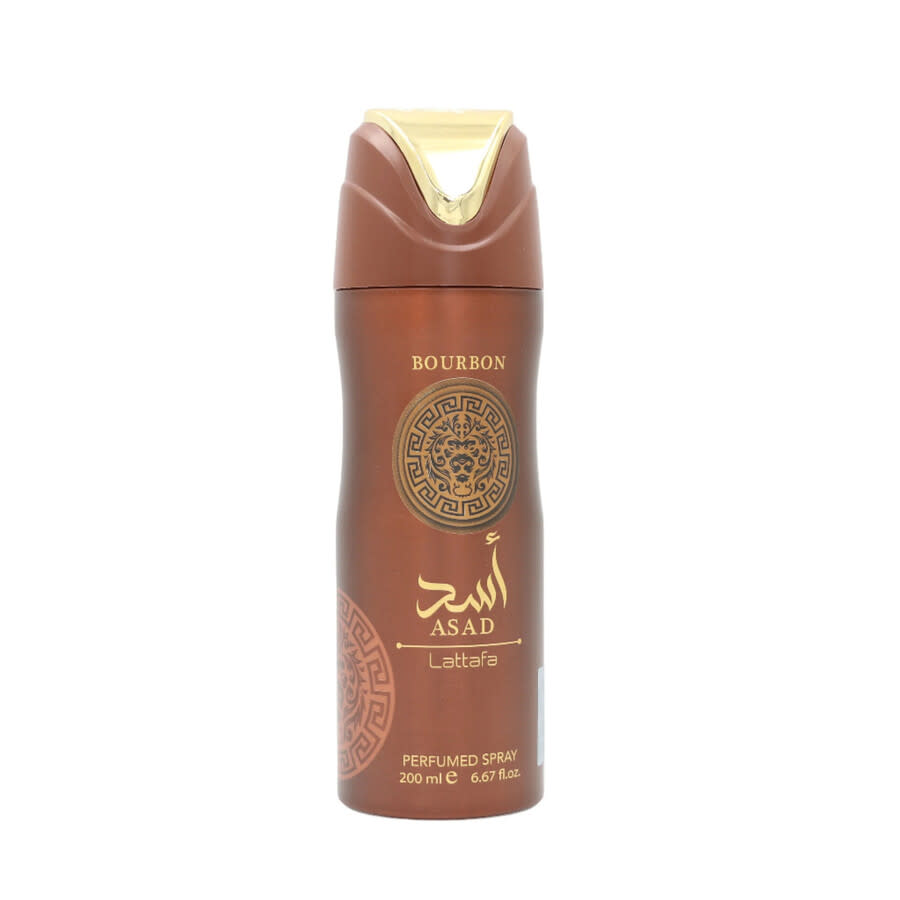 Lattafa Men's Asad Bourbon Deodorant Spray 6.7 oz Fragrances