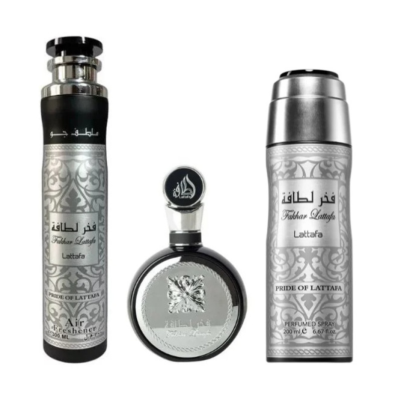 Lattafa Men's Fakhar 3pcs EDP Gift Set Fragrances 6298043160797
