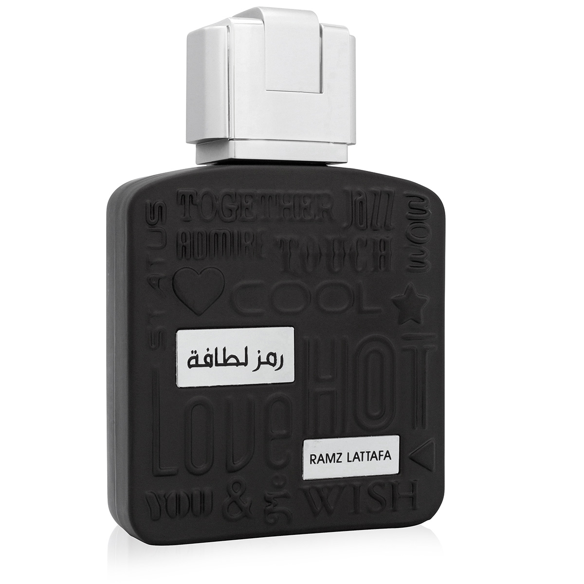 小物 Lattafa Ramz Silver +french avenue feu Lattafa Men's Ramz Silver EDP Spray 3.38 oz Fragrances