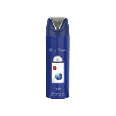 Lattafa Unisex Art Of Universe Deodorant Spray 6.7 oz Fragrances 6298043161312 In Transparent