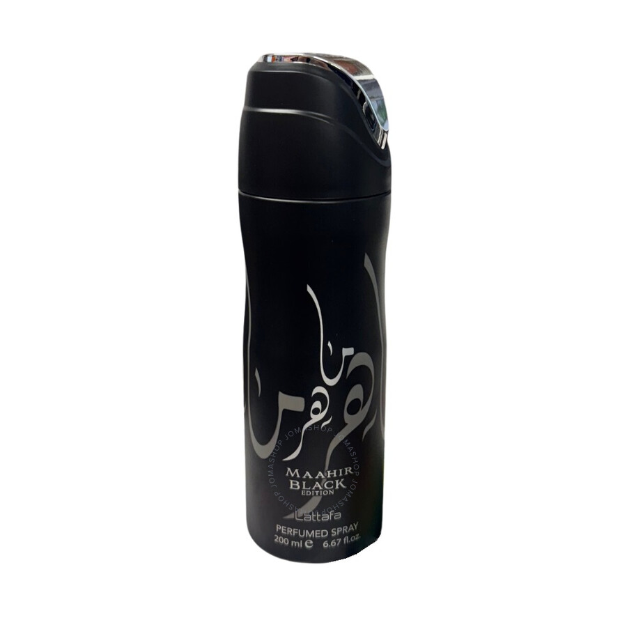 Lattafa Unisex Maahir Black Edition Body Spray 6.7 oz