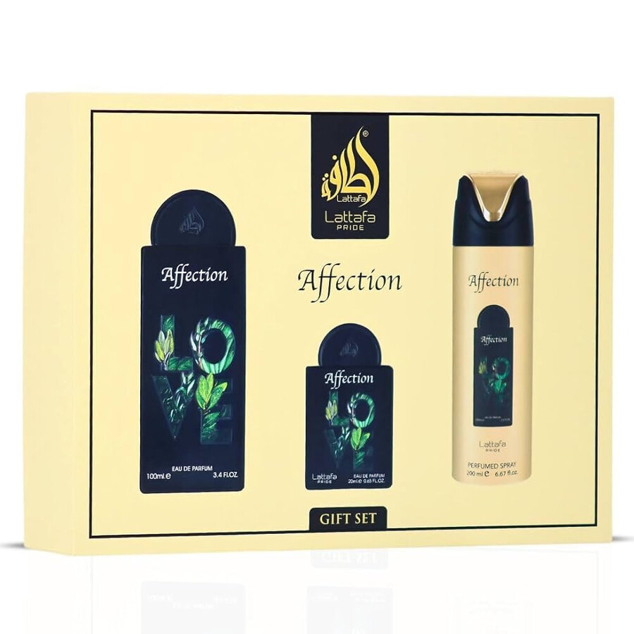 Lattafa Unisex Pride Affection Gift Set Fragrances 6290362346555