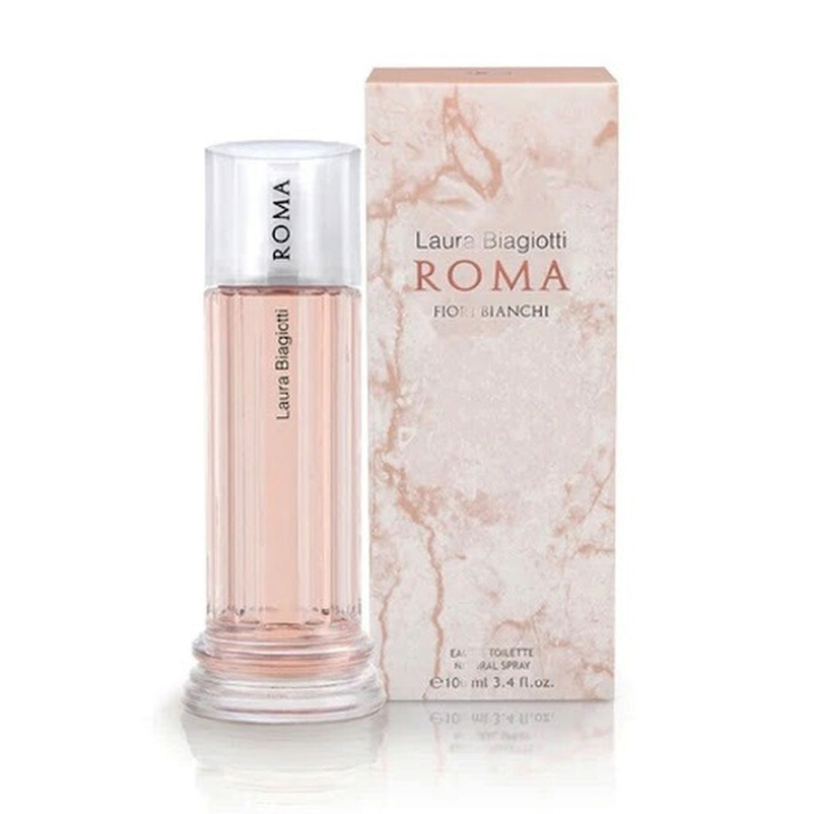 Laura Biagiotti Ladies Roma Fiori Bianchi EDT Spray 3.4 oz