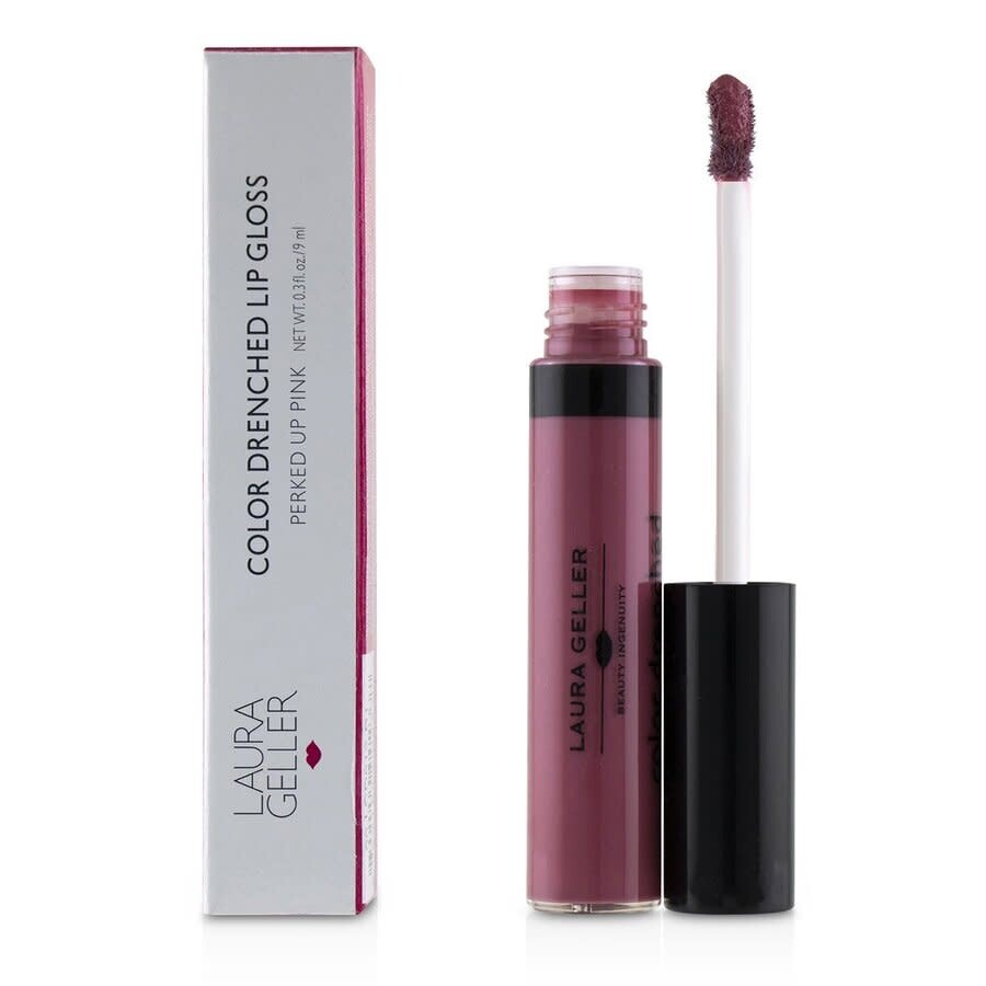 Laura Geller Ladies Color Drenched Lip Gloss 0.3 oz Perked Up Pink Makeup 849154002337 In Pink