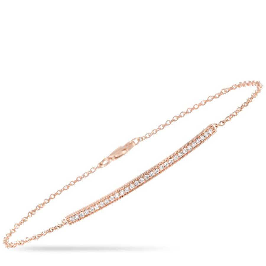 Lb Exclusive 14k Rose Gold 0.25 Ct Diamond Bracelet In Multi-color