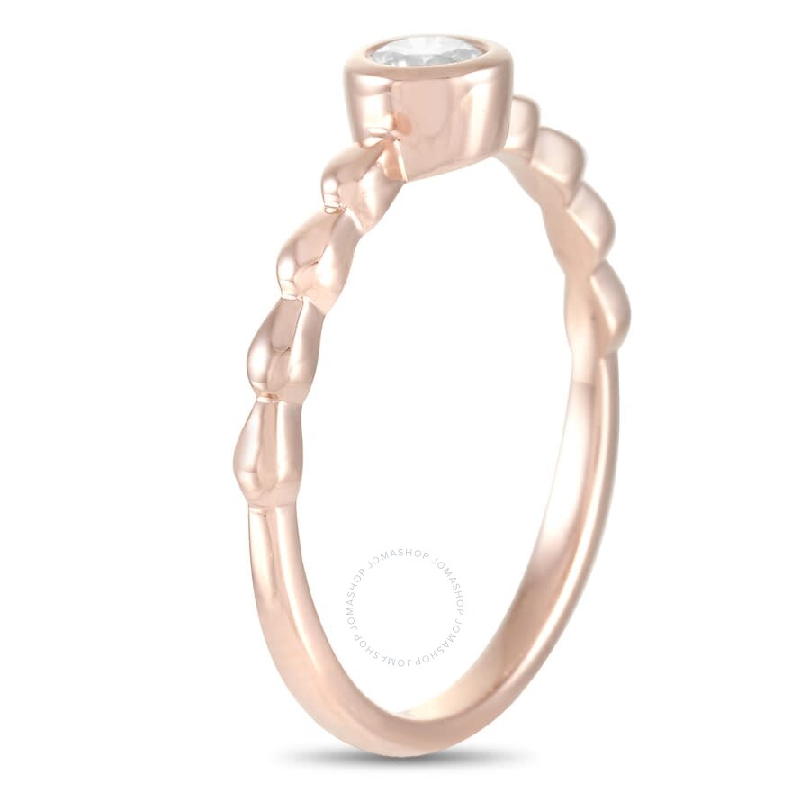 Shop Lb Exclusive 14k Rose Gold 0.25 Ct Diamond Ring In Multi-color