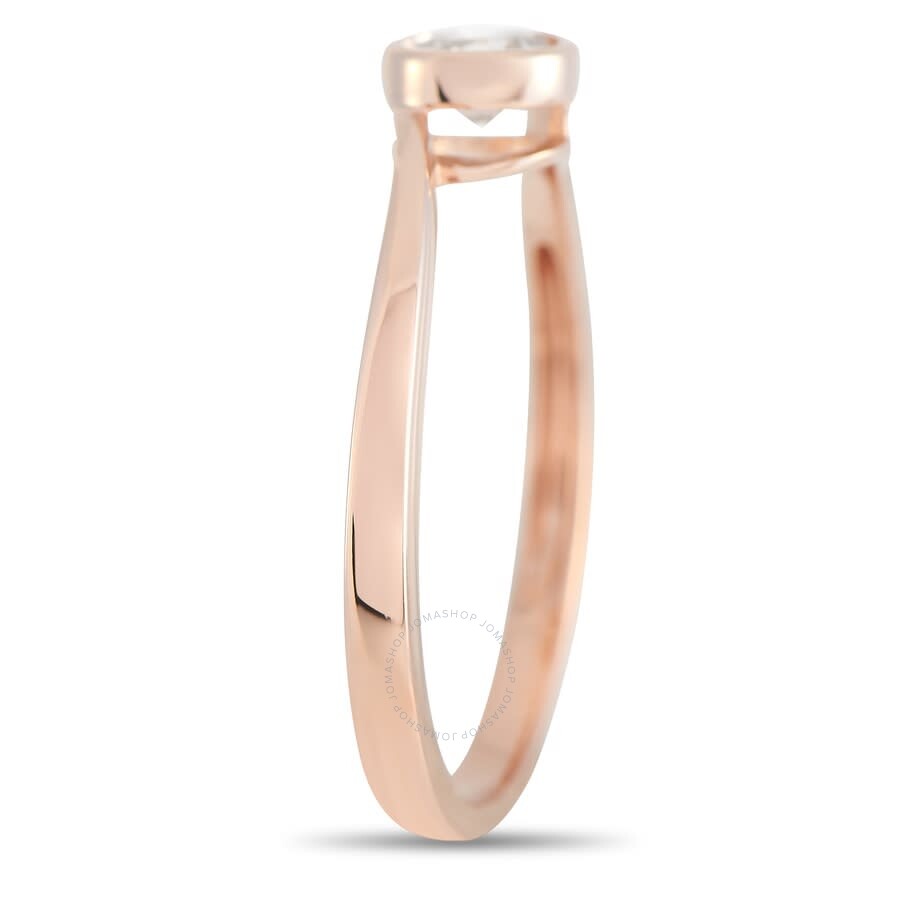 Lb Exclusive 14k Rose Gold 0.26 Ct Diamond Solitaire Ring In Multi-color