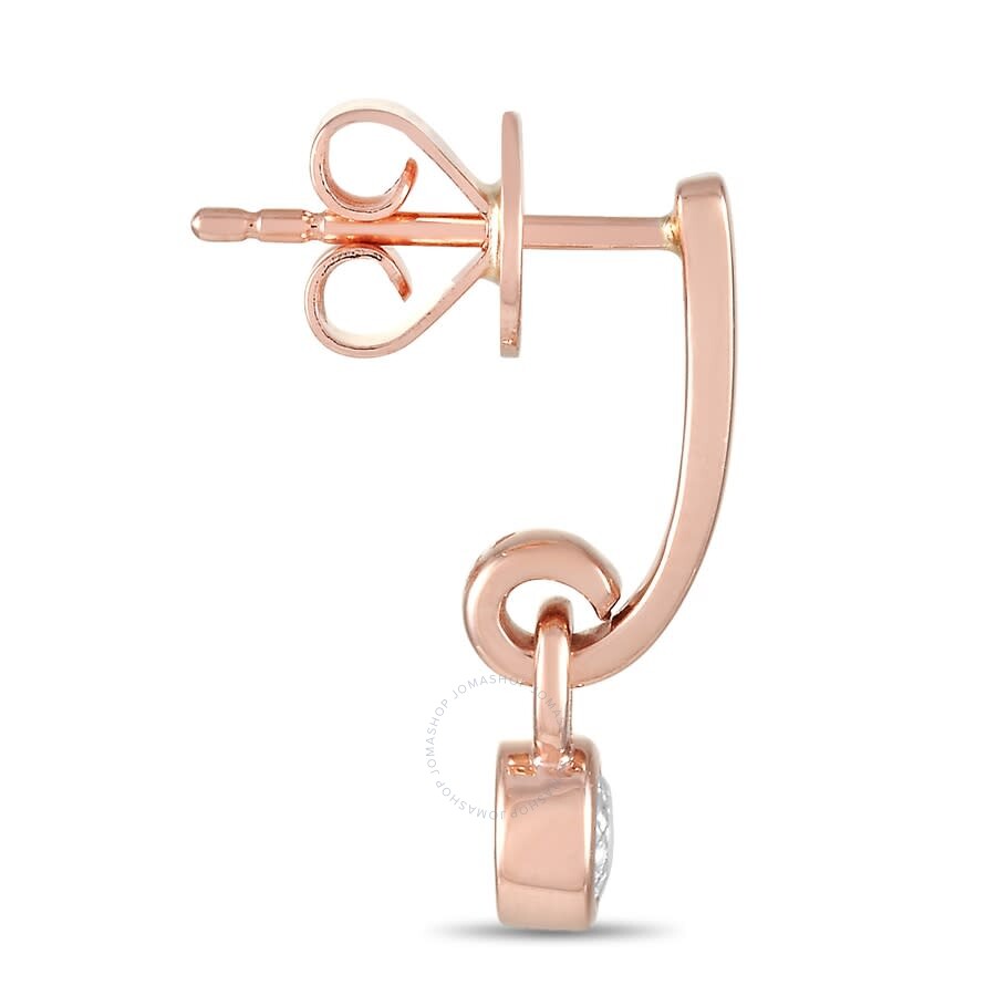 Lb Exclusive 14k Rose Gold 0.29 Ct Diamond Earrings In Multi-color