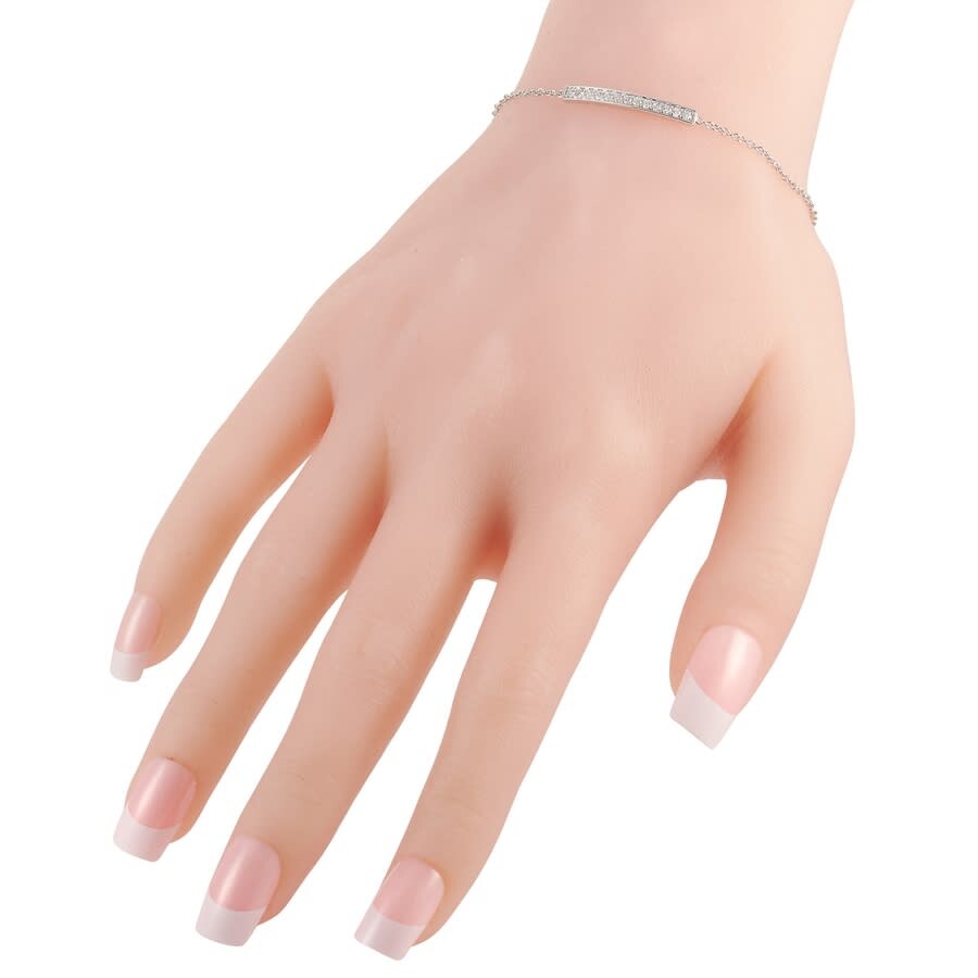 Lb Exclusive 14k White Gold 0.25 Ct Diamond Bracelet In Multi-color