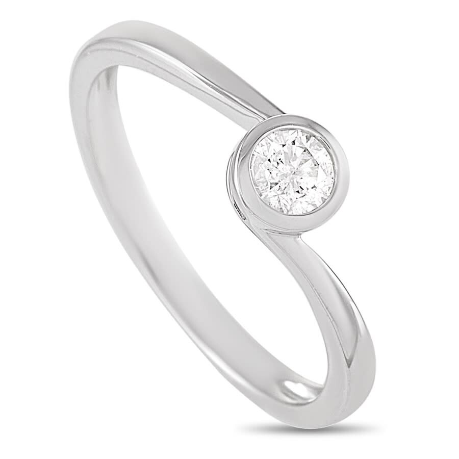 Shop Lb Exclusive 14k White Gold 0.26 Ct Diamond Ring