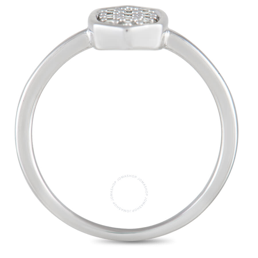 Lb Exclusive 14k White Gold 0.31 Ct Diamond Ring In Multi-color