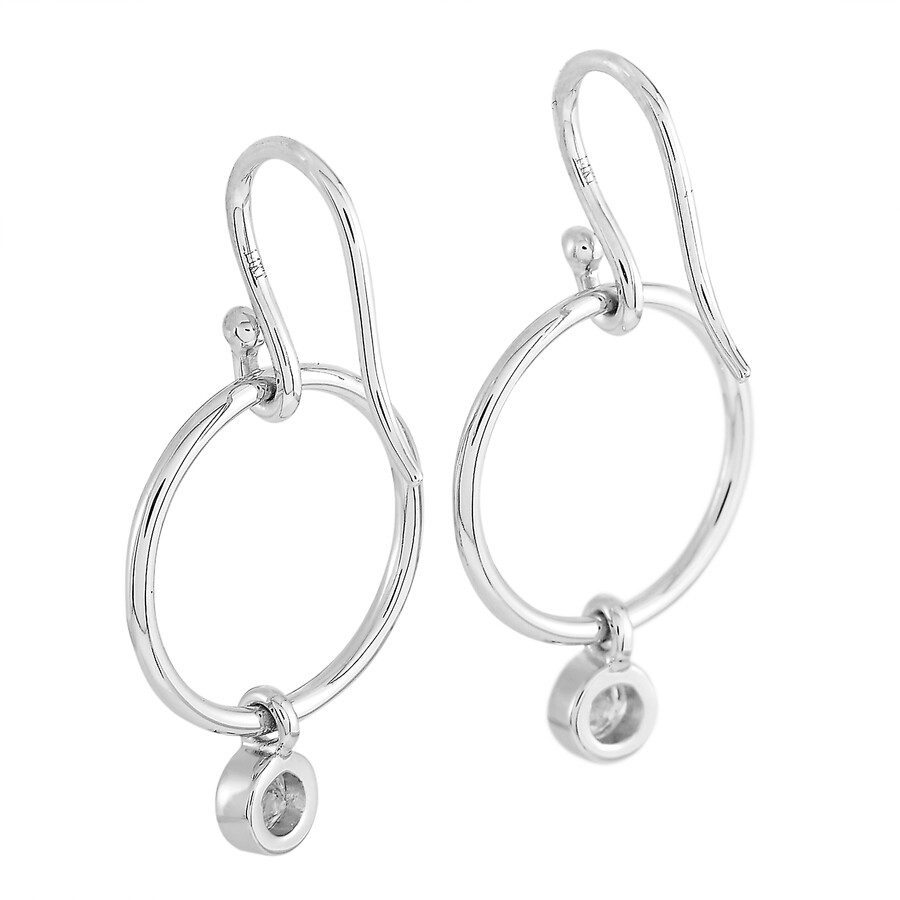 Lb Exclusive 14k White Gold 0.32 Ct Diamond Earrings In Multi-color