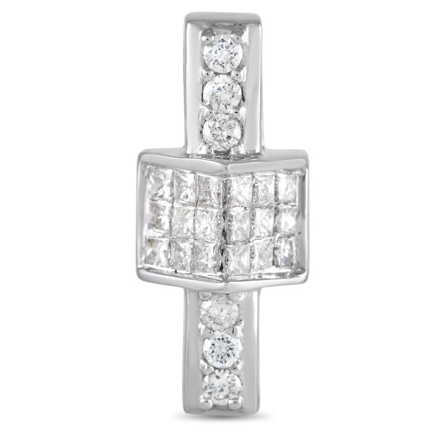 Lb Exclusive 14K White Gold 0.50 ct Diamond Pendant PS05-042922-W ...