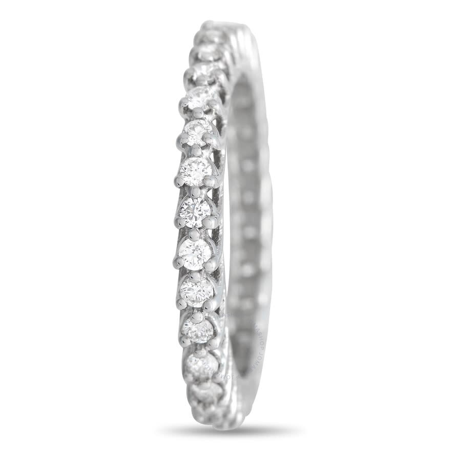 Lb Exclusive 14k White Gold 0.80 Ct Diamond Eternity Band Ring In Multi-color