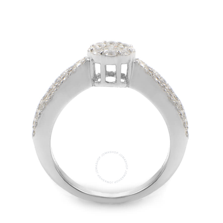 Lb Exclusive 14k White Gold Diamond Promise Ring Svr010941oow In Multi-color