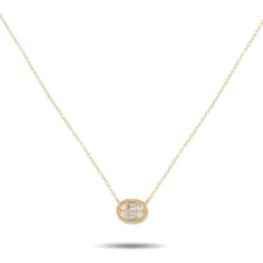 Lb Exclusive 14k Yellow Gold 0.20ct Diamond Necklace  Pn16829 Y