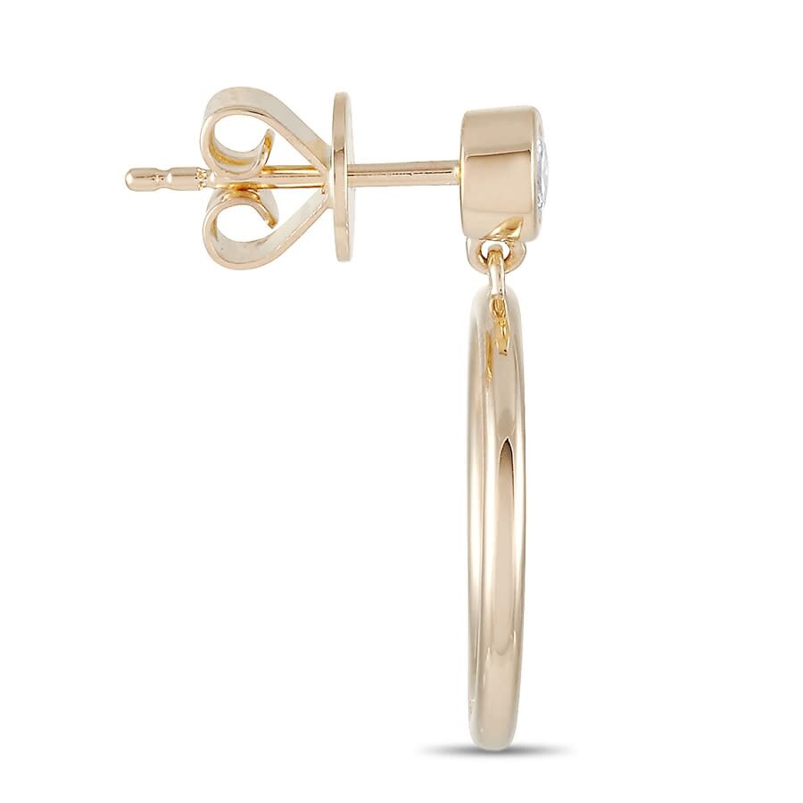 Lb Exclusive 14k Yellow Gold 0.31 Ct Diamond Earrings In Multi-color