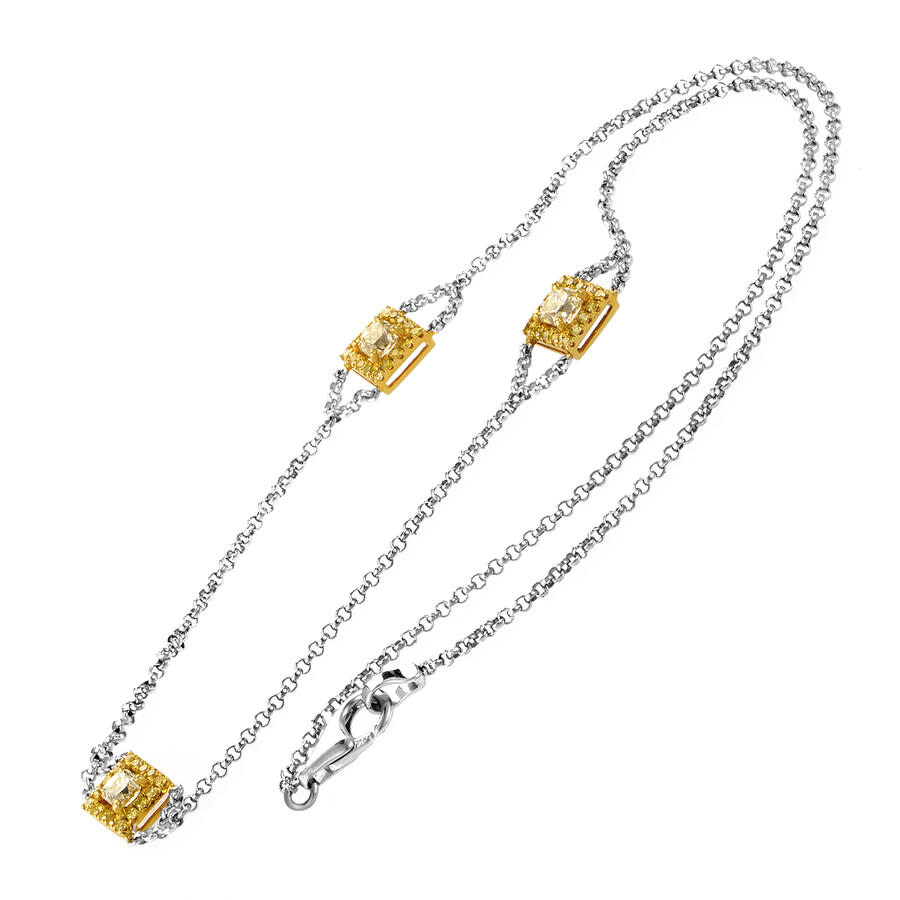 Lb Exclusive 18k Multi-tone Gold & Diamond Necklace Ke4nklbzzz In Multi-color
