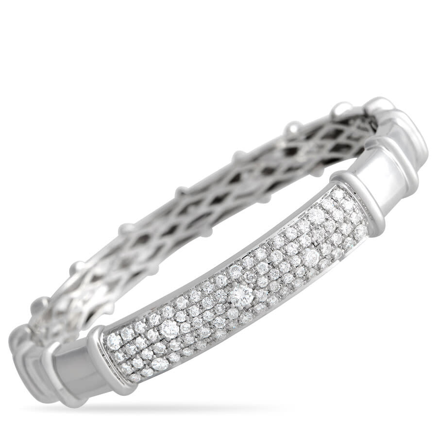 Lb Exclusive 18k White Gold 2.02ct Diamond Bracelet In Multi-color