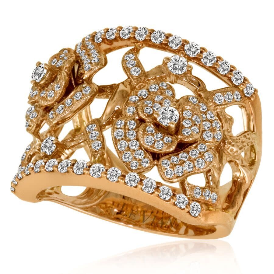Le Vian Ladies Red Carpet Rings Set In 14k Strawberry Gold In Pink/rose Gold Tone/gold Tone