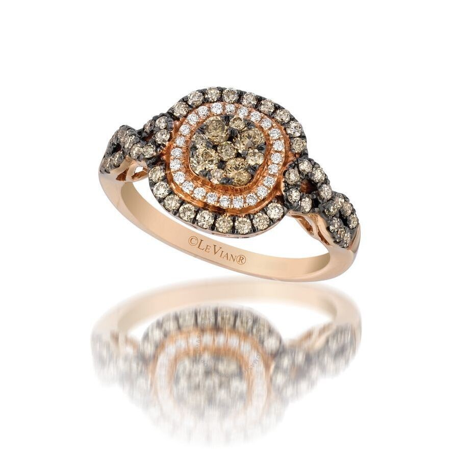 Le Vian 14k Rose Gold 0.90 Ct. Tw. Diamond Ring In Pink/rose Gold Tone/gold Tone