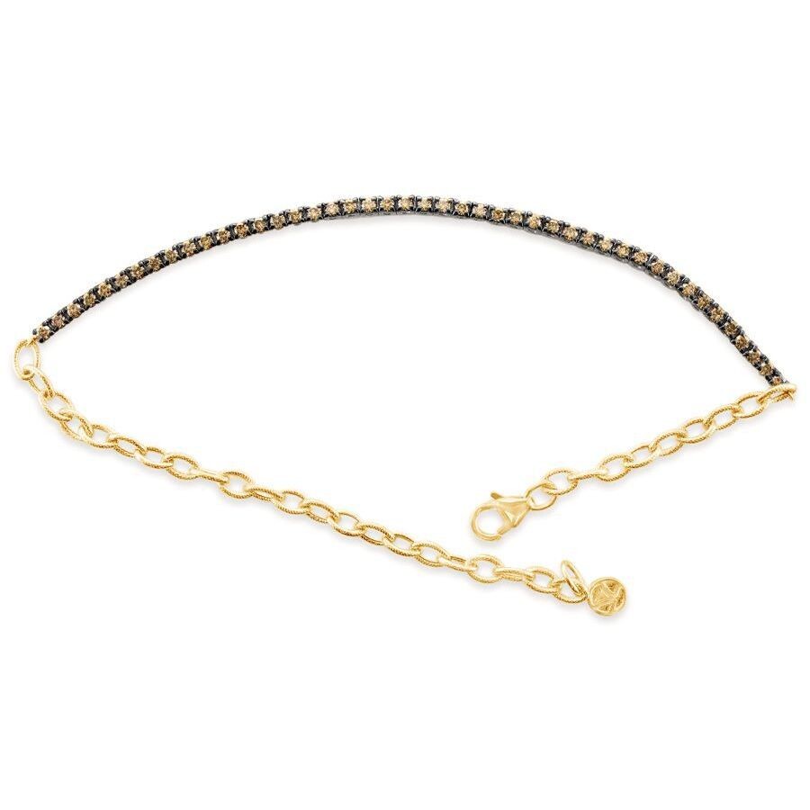 Le Vian Ladies Chocolatier Bracelets Set In 14k Strawberry Gold In Brown