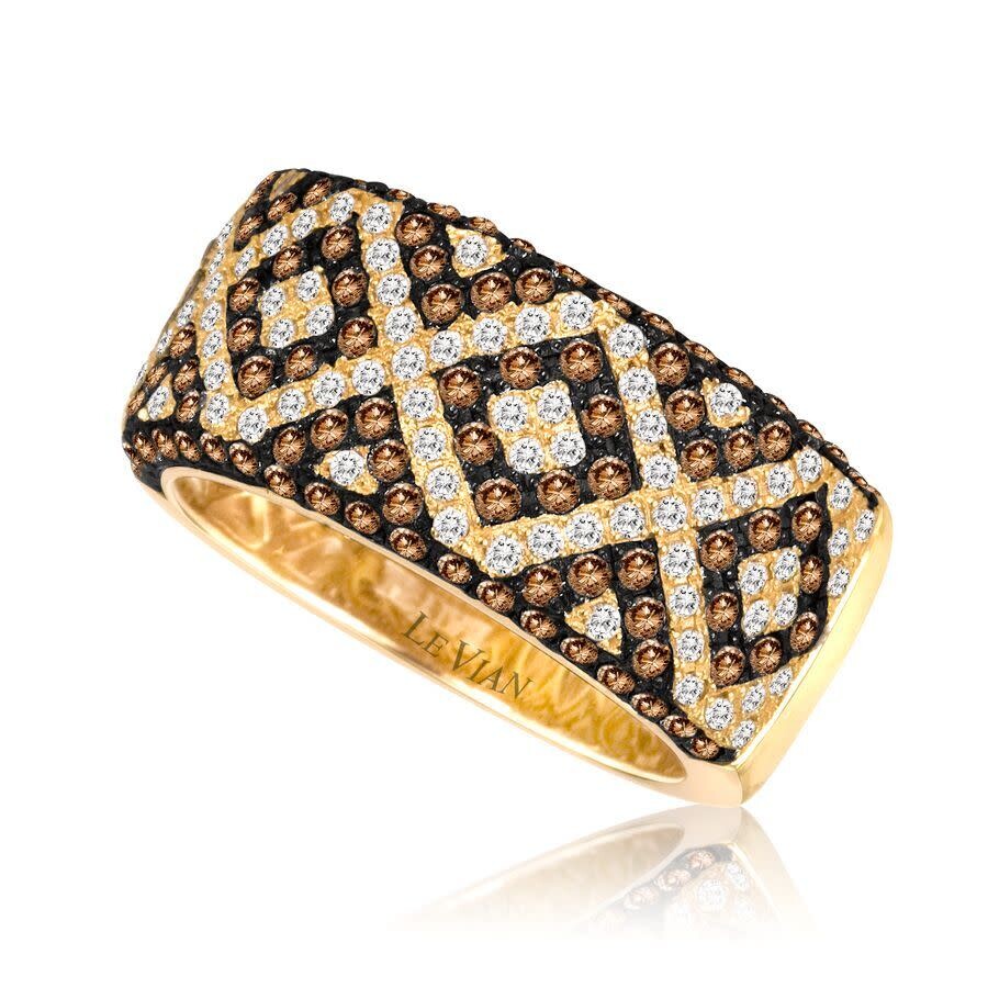 Le Vian Ladies Vivids Rings Set In 14k Honey Gold In Yellow