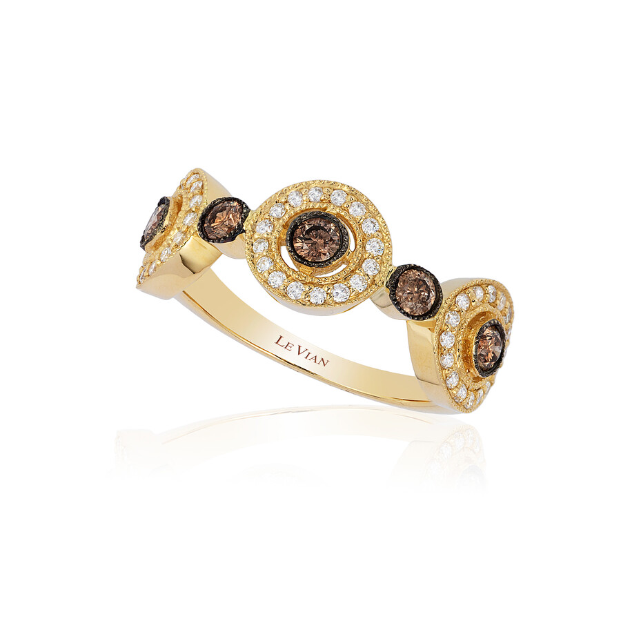 Le Vian Chocolatier Ring Chocolate Diamonds In Yellow