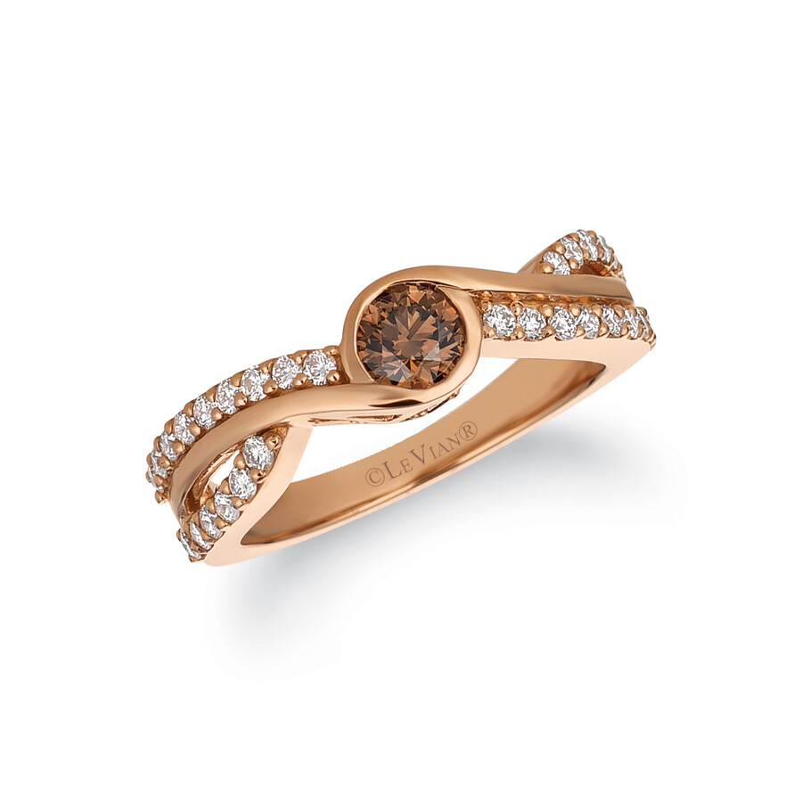 Le Vian Chocolatier Ring Chocolate Diamonds In Pink