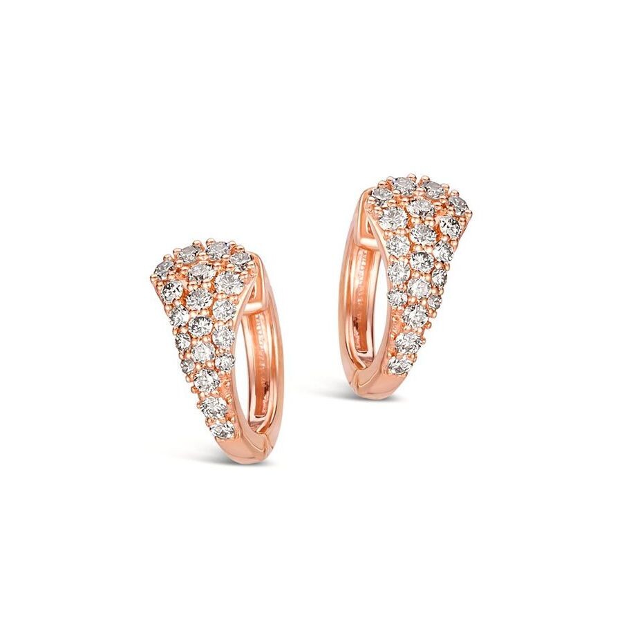 Le Vian Ladies Nude Palette Earrings Set In 14k Strawberry Gold In Pink/rose Gold Tone/gold Tone